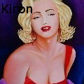 Artist Kiron MP Mullamkuzhi Kiron - Merlyn Monroe - Oil Painting