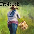 J Frederick - Harvesting at Boggy Creek - Oil Painting
