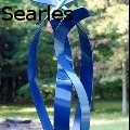 John Searles - Dancing Blue Ribbon - Sculpture