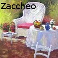 John Zaccheo - White Chair & Table - None