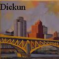 Patricia Dickun - Liberty Bridge - Oil Painting