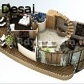 Ruturaj Desai - 3D Floor Plan Spain - Mixed Media