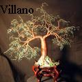 Sal Villano - Cascade No. 4. Wire Tree Sculpture - Sculpture