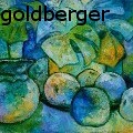 ana goldberger - GREEN APPLES AND LEAVES - Paintings