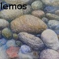 zafiro lemos - Pebbles in fall - Oil Painting