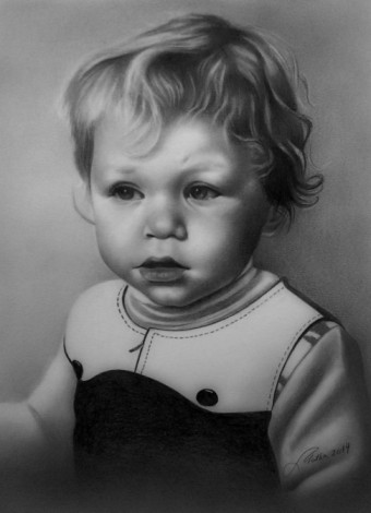 MetkArt Baby Boy Portrait