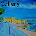 Ana Canas Gallery - Lisbon - Tagus River - Paintings