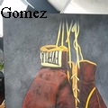 Angela Gomez - Retired boxer - Oil Painting