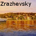 Arkady A. Zrazhevsky - Port in the evening - Oil Painting