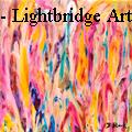 Breda Stack - Lightbridge Art - Violet Flame - Paintings