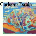 Cindia Sue Carlson-Tsuda - Basilisk Dream and Sunflowers & Shosuke in Kansas - Paintings