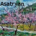 Gegham Magnos Asatryan - Flowering peaches - Oil Painting