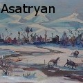 Gegham Magnos Asatryan - Winter in the village - Paintings