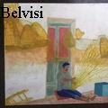 Giorgia Belvisi - Costruzione delle nasse - Oil Painting