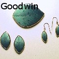 Daaman Porcelain Jewelry  - Green Leaf Jewelry - Jewelry