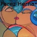 Jose Miguel Perez Hernandez - Lovers - Acrylics