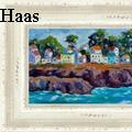 Lisa Haas - Mendocino Village - Oil Painting