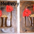 Marilyn McEvoy - His & Her Flowers - Ceramics