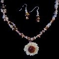 Michelle Brunner - Daisy with nuts and seeds - Jewelry