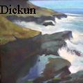 Patricia Dickun - Waves meet the Rocks - Oil Painting