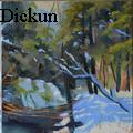 Patricia Dickun - A January Walk - Oil Painting