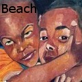 Ralph Bruce Beach - Bestest friends - Oil Painting