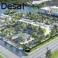 Ruturaj Desai - 3d exterior Arial view rendering France - Mixed Media