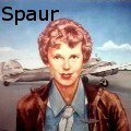 Todd A Spaur - Amelia Earhart - Water Color