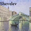 Vitaliy Shevelev - Rialto bridge - Oil Painting