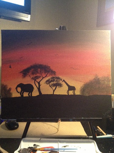 African sunset