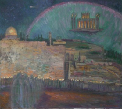 Arrival of The Third Temple into Jerusalem