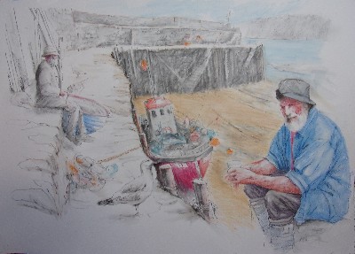 Frank Pinney Adey harbour characters