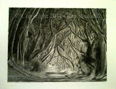 The Dark Hedges by Gary Rudisill