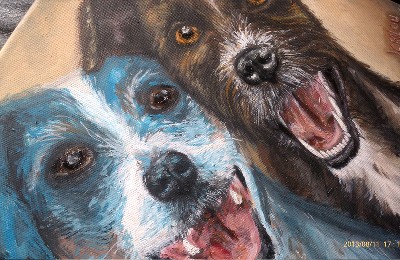 My Two Dogs - SOLD