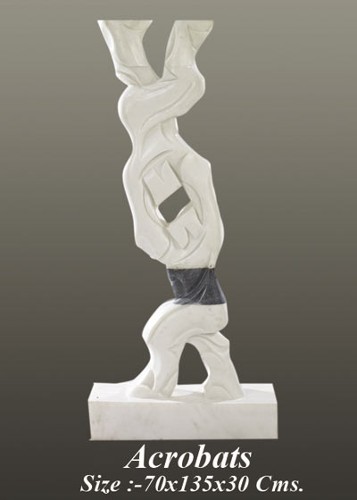 Marble Sculpture Acrobats