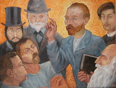 Richard Green Van Gogh Preaching to the Post Impressionists