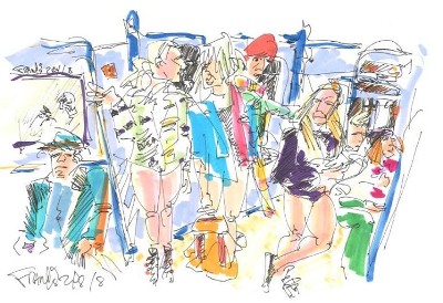 New York Subway Girls