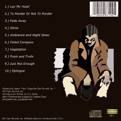 CD Cover Design (back cover)