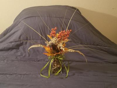 Summer Gray S&H Creations Fall Floral Centerpiece