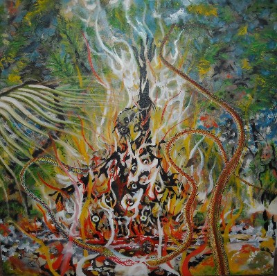 Tim P. Neumann Artist on fire